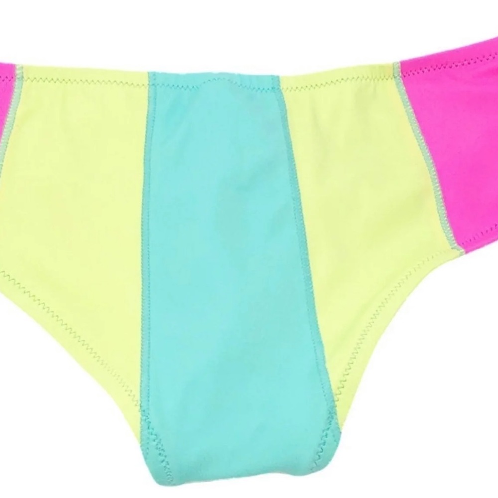 💎Victoria’s Secret Cheeky Neon Colorblock Bikini Bottoms - Picture 4 of 9